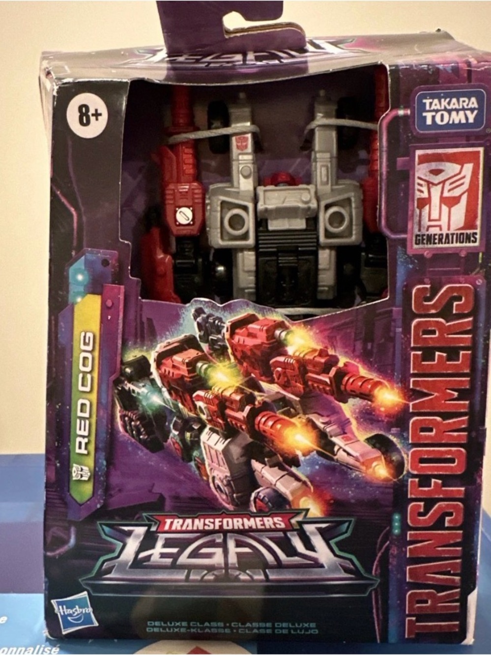 Takara Transformers Legacy Red Cog Action Figure - Red & Gray